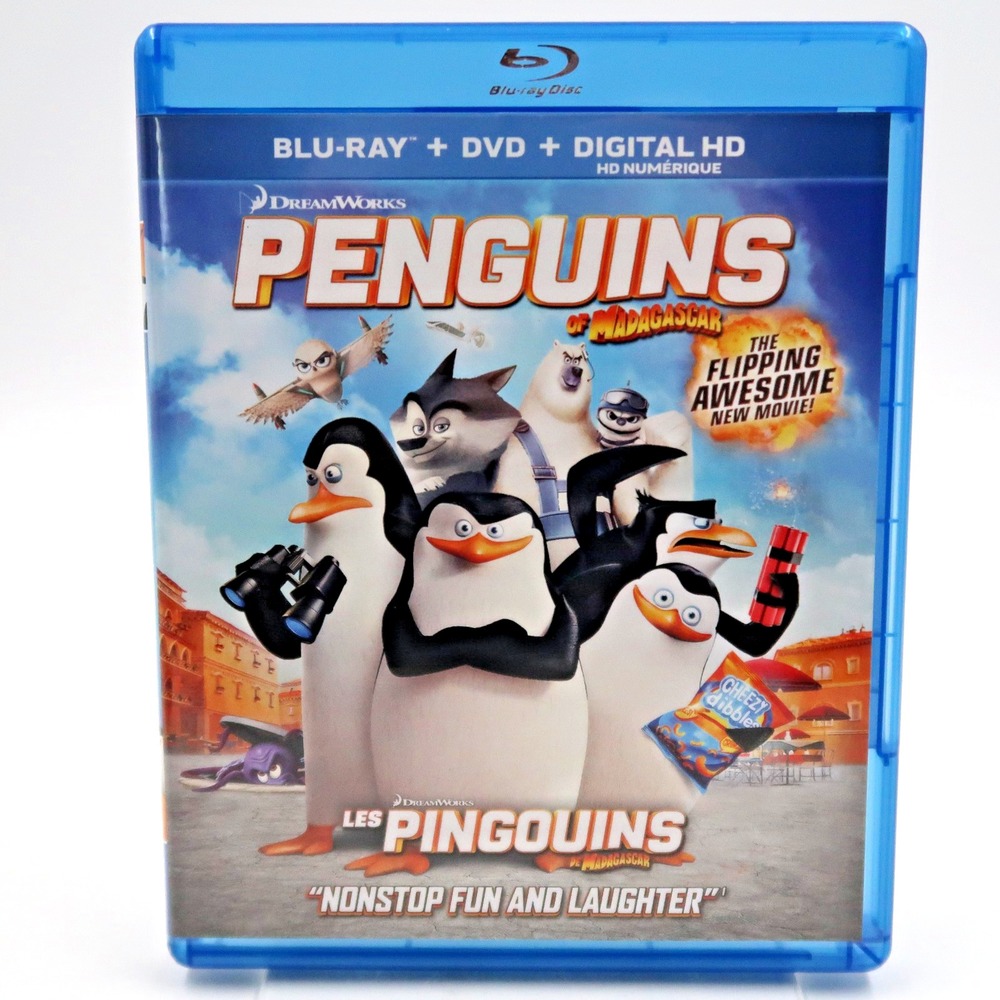 Penguins of Madagascar The Movie Blu-Ray & DVD